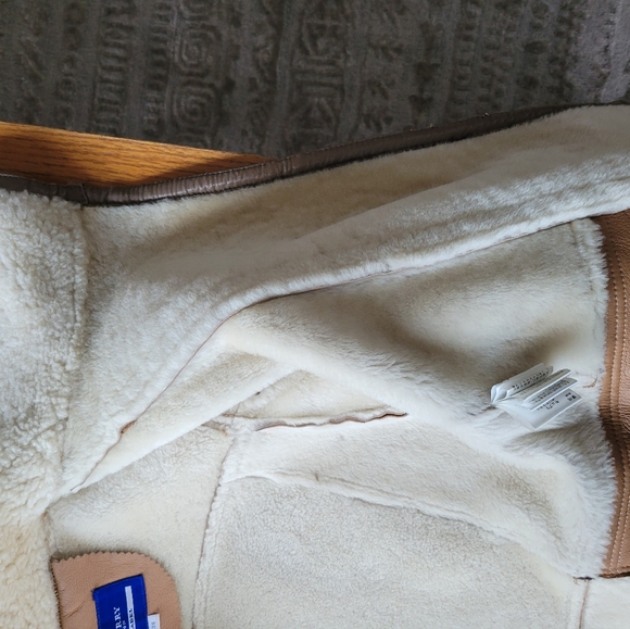 Burberry Blue Label Shearling Aviator Jacket - Picture 15 of 16